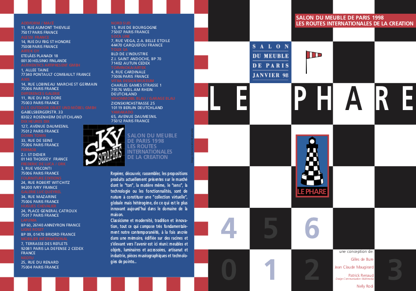 DEPLIANT LE PHARE 1998